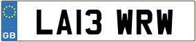 Truck License Plate